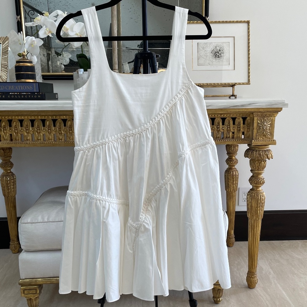 AJE White Mini Dress size 4